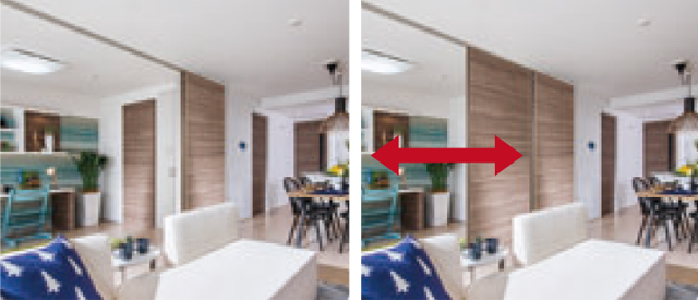 スライドウォールイメージ