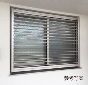 可動ルーバー面格子